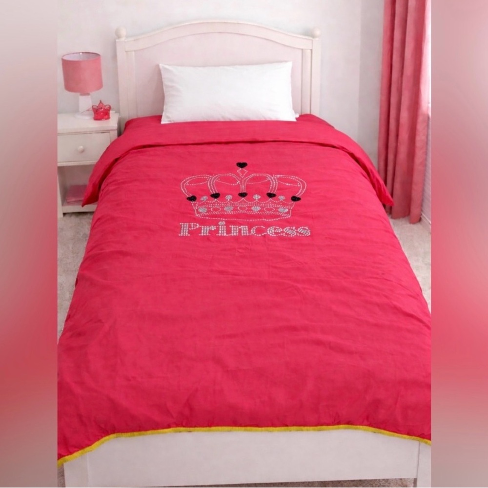 COPY - PRINCESS Duvet Cover Twin Size Button Up 50% Cotton 50% Polyester